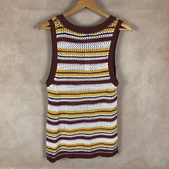 SANCTUARY Crochet Sweater Vest NWT Large - Picture 10 of 12